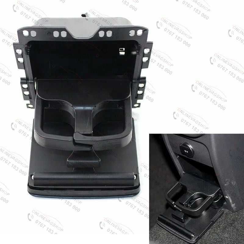 Suport pahare cotiera spate Volkswagen Tiguan, Golf Plus, Sharan