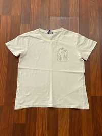 Белая футболка для мальчика 8-10 лет