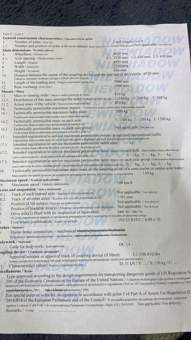 Platforma auto pe 3 axe