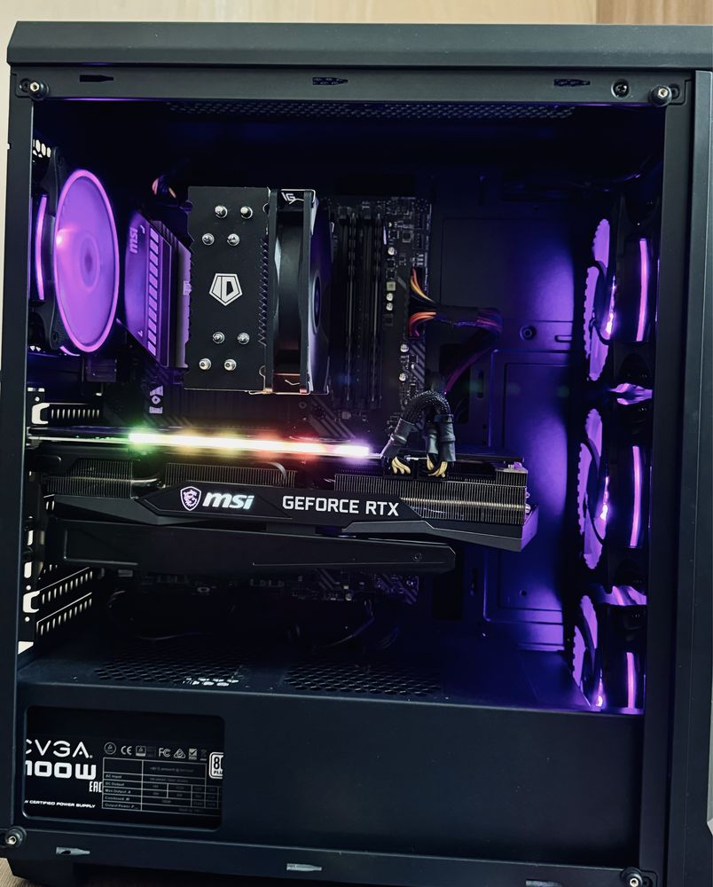Очень МОЩНЫЙ игровой комп RTX3060TI с моником 2к и полный комплект