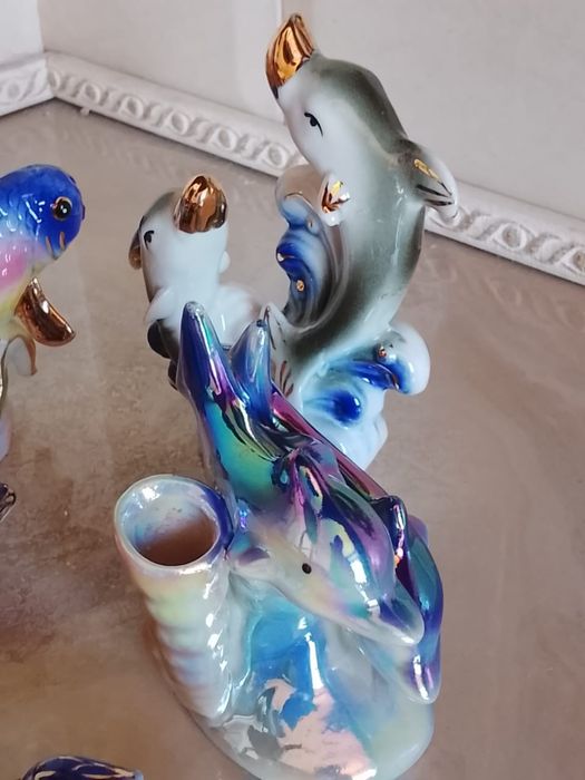 Фарфоровые коллекционные статуэтки ссср .сервантное хранение