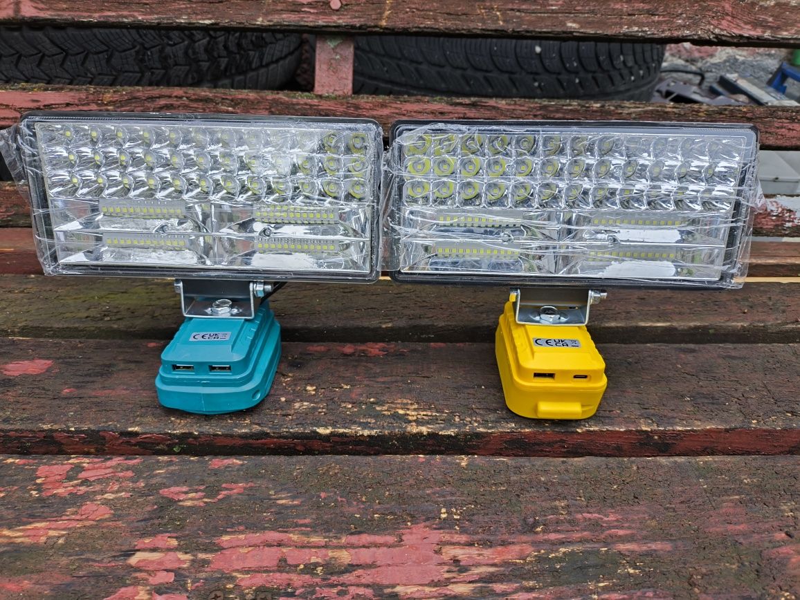 LED , PROIECTOR , LAMPA LUCRU pentru baterii Makita și DeWalt