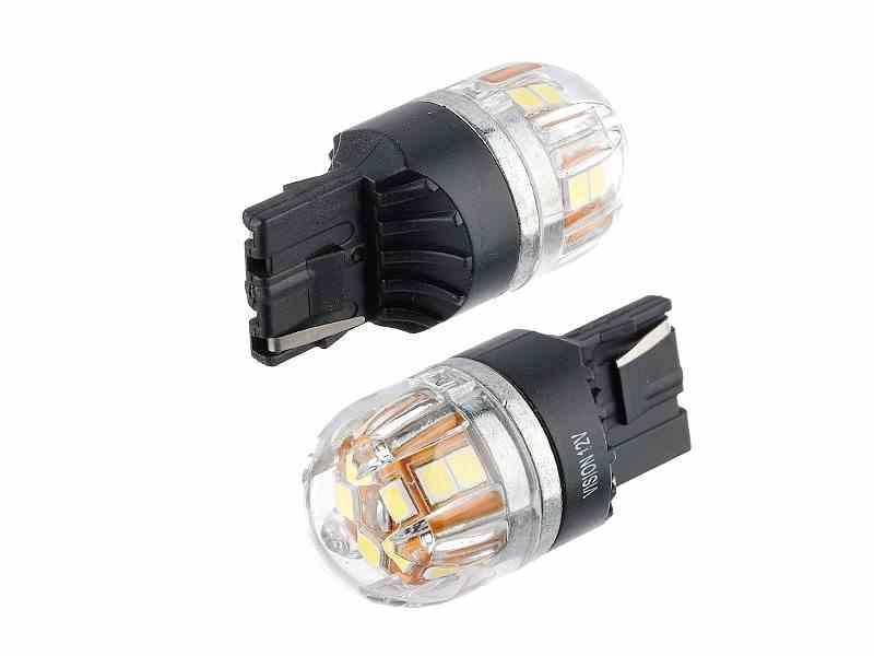 крушка vision w21w (t20d) 12/24v 15x 2835 smd osram chip, canbus, ...