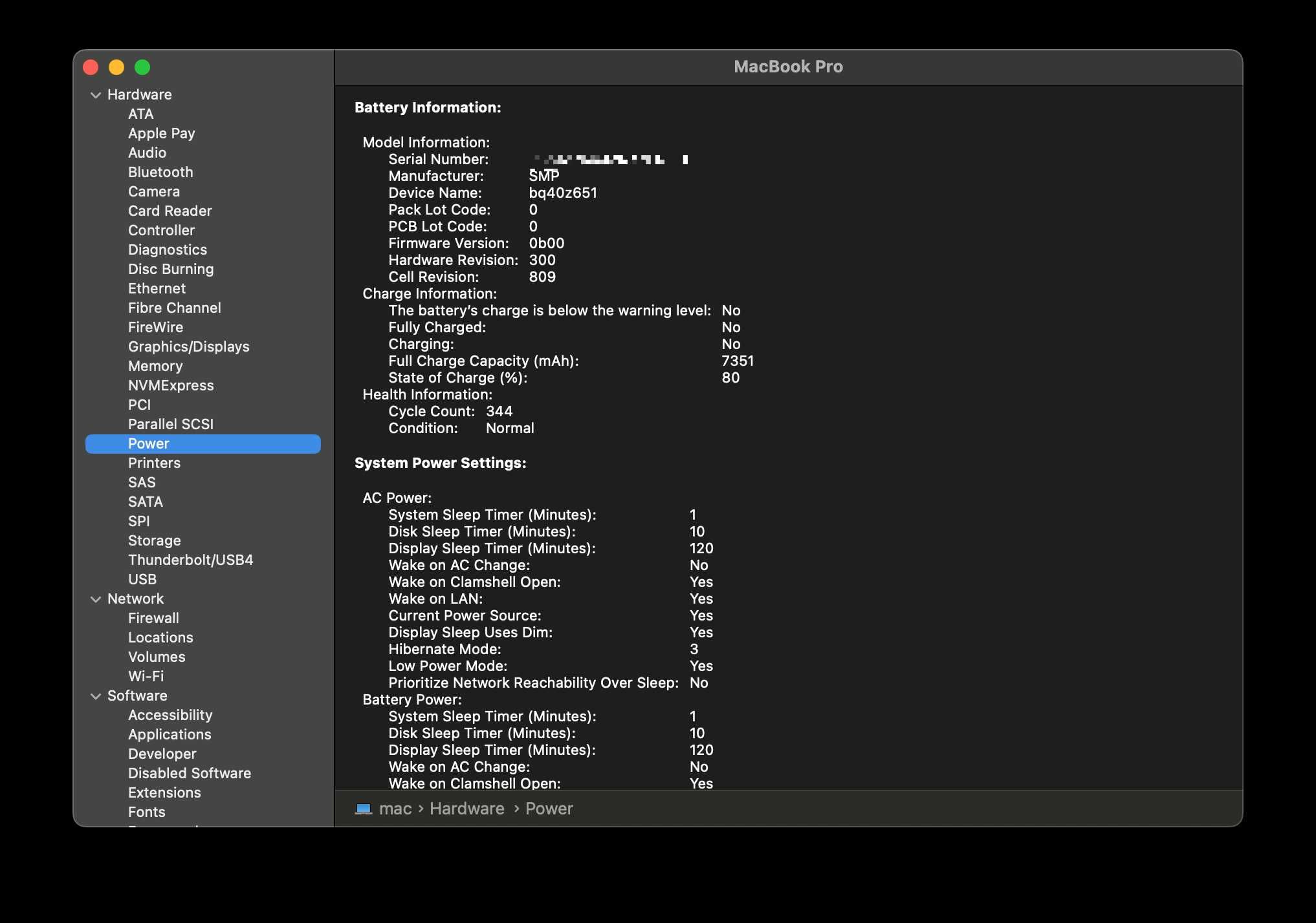 MacBook Pro 16 inch i9, 16GB RAM, 1TB