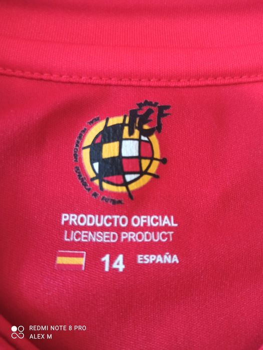 Футболна фланелка Испания Precisport, размер S Fernando Torres