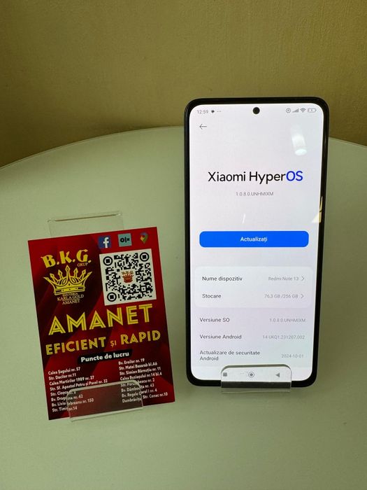 Redmi Note 13 256gb Amanet BKG