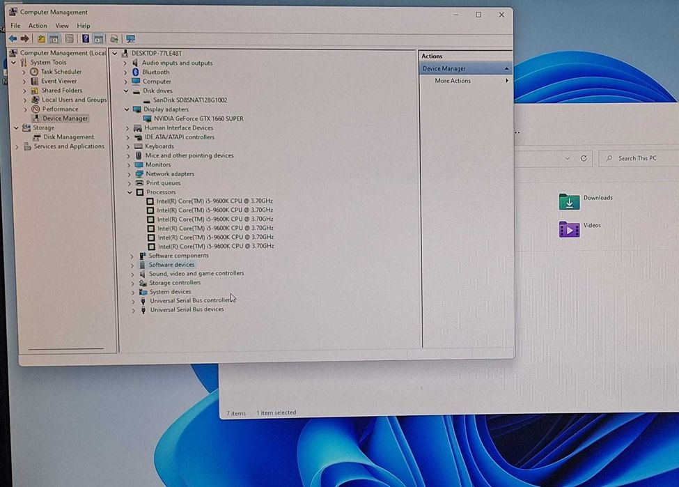 PC Gaming / Workstation – Intel i5-9600K, GTX 1660 Super, 32GB RAM