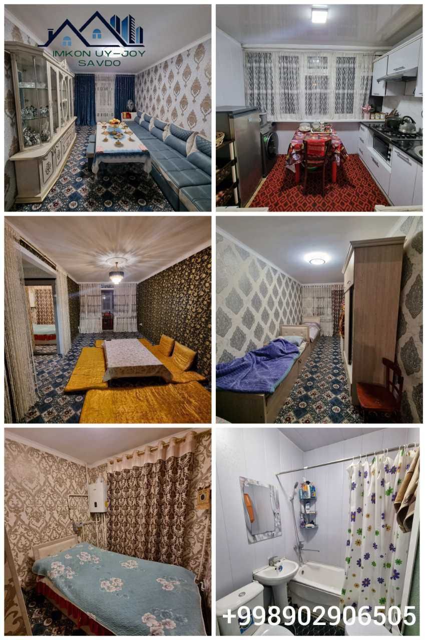Квартира 3 хоналик Киргили Широтка