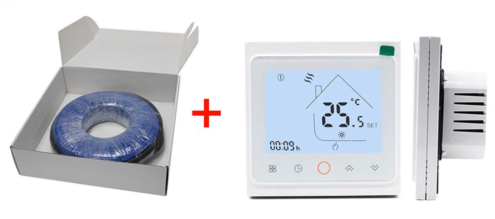Kit incalzire electrica in pardoseala  cu termostat wifi + garantie