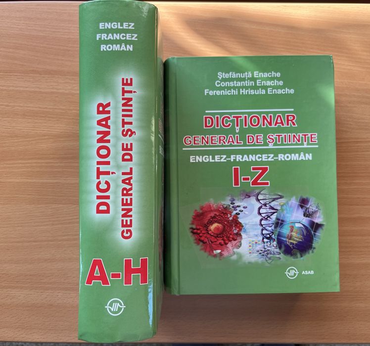 Dicționar general de științe en-fr-ro (2 vol.) - Ștefanuță Enache