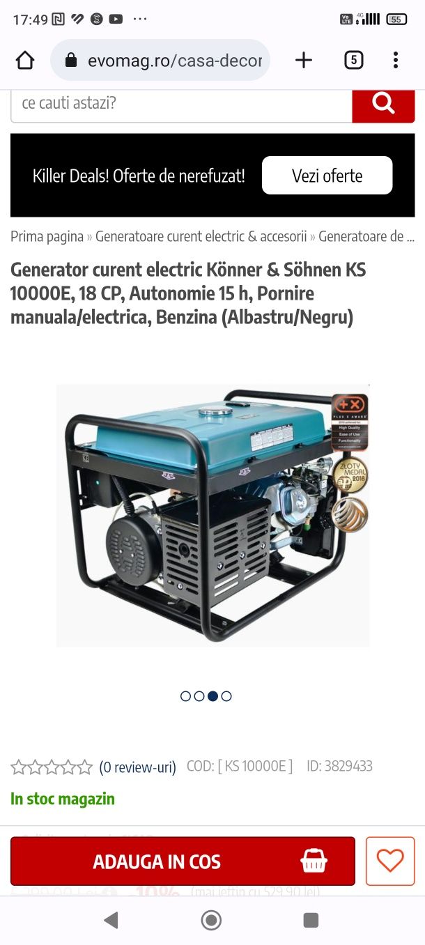 Vand   Generator Konner-Sohnen 18 CP