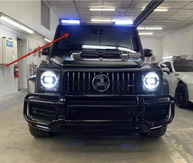 Mercedes Benz G63 led балка на крышу