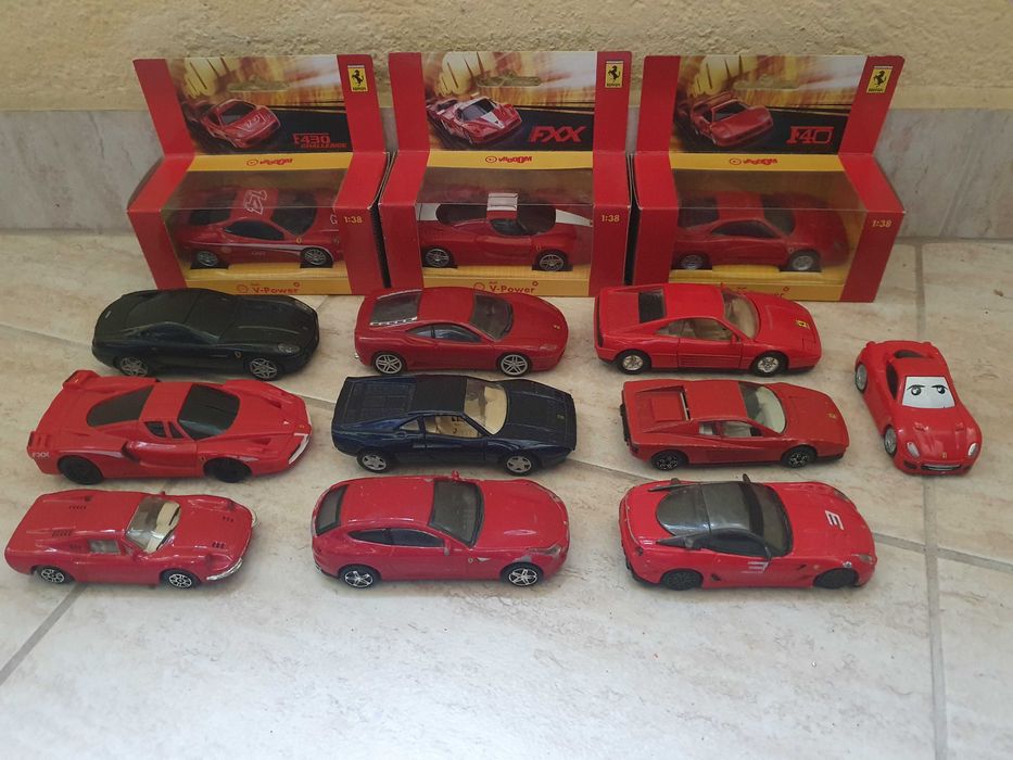 Колички и други неща на ферари за колекция