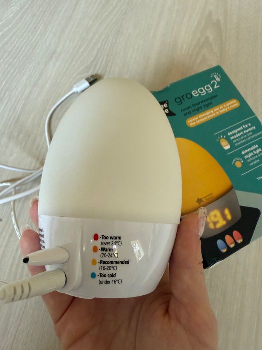 Tommee Tippee GroEgg2 - термометър и нощна лампа