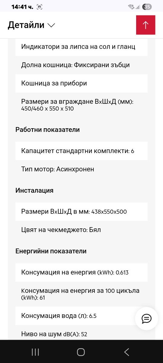 Съдомиялна AEG-тип кубче