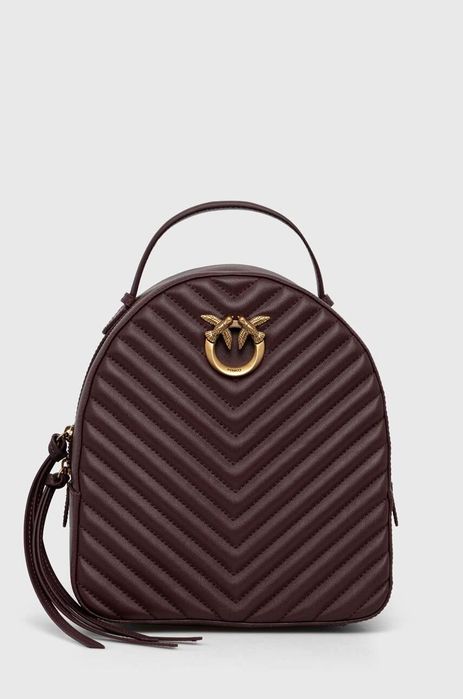 Pinko нова оригинална раница в бургунди