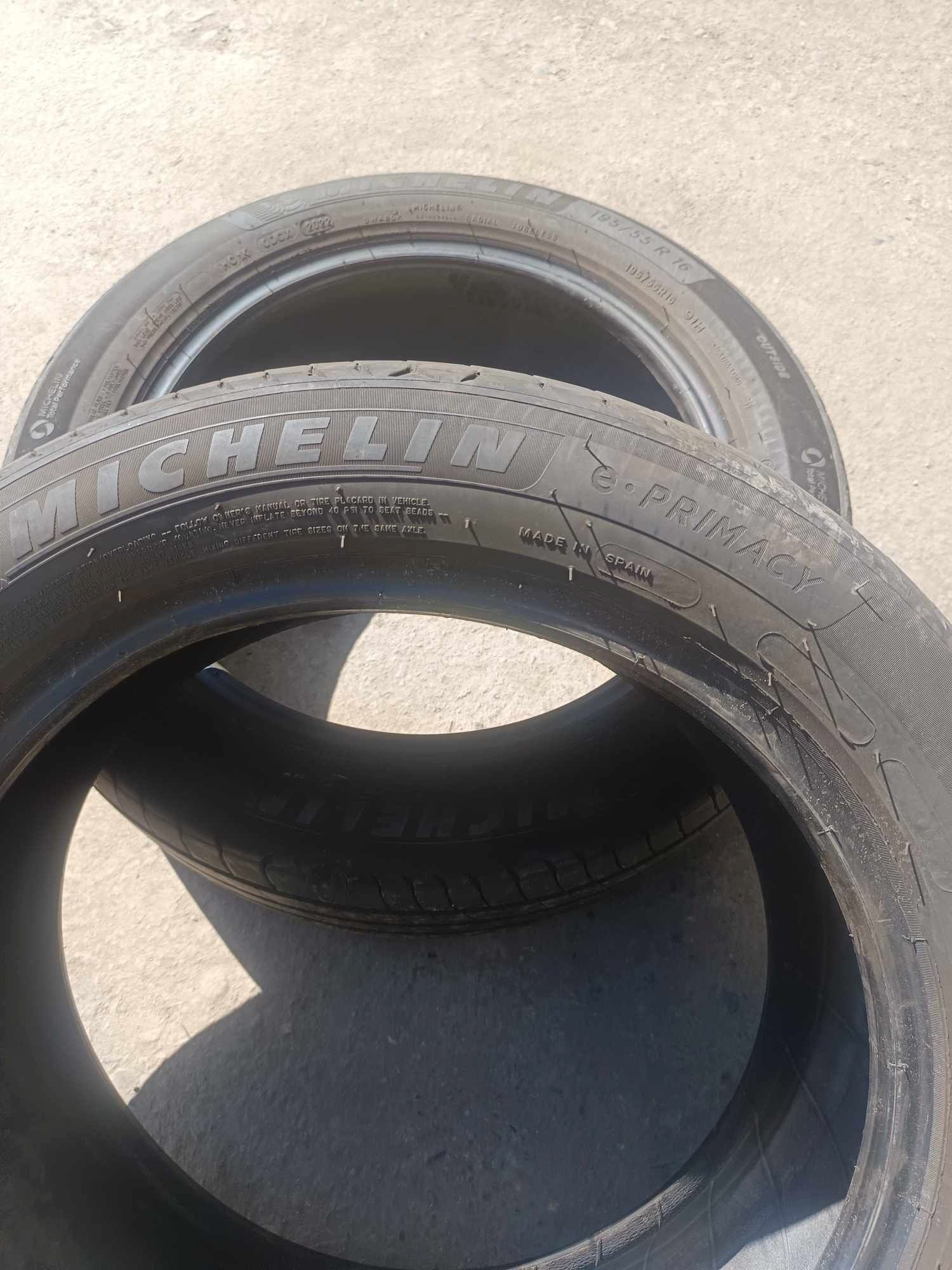 195/55/16  2броя Michelin