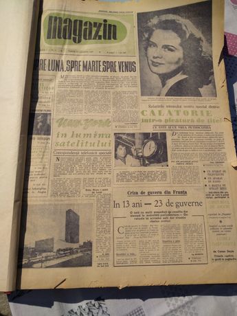 Colecție ziare magazin 1953-1960 și miroir sprint (francez)