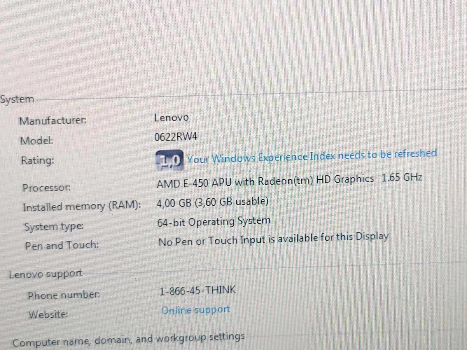 Lenovo ThinkPad X130e / 11,6" / Amd Radeon HD 6320 / 4 GB