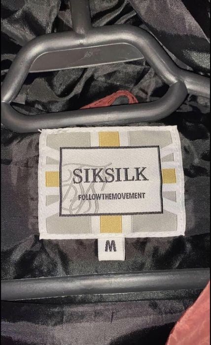 Sik Silk Winter Jacket Burgundy Distance