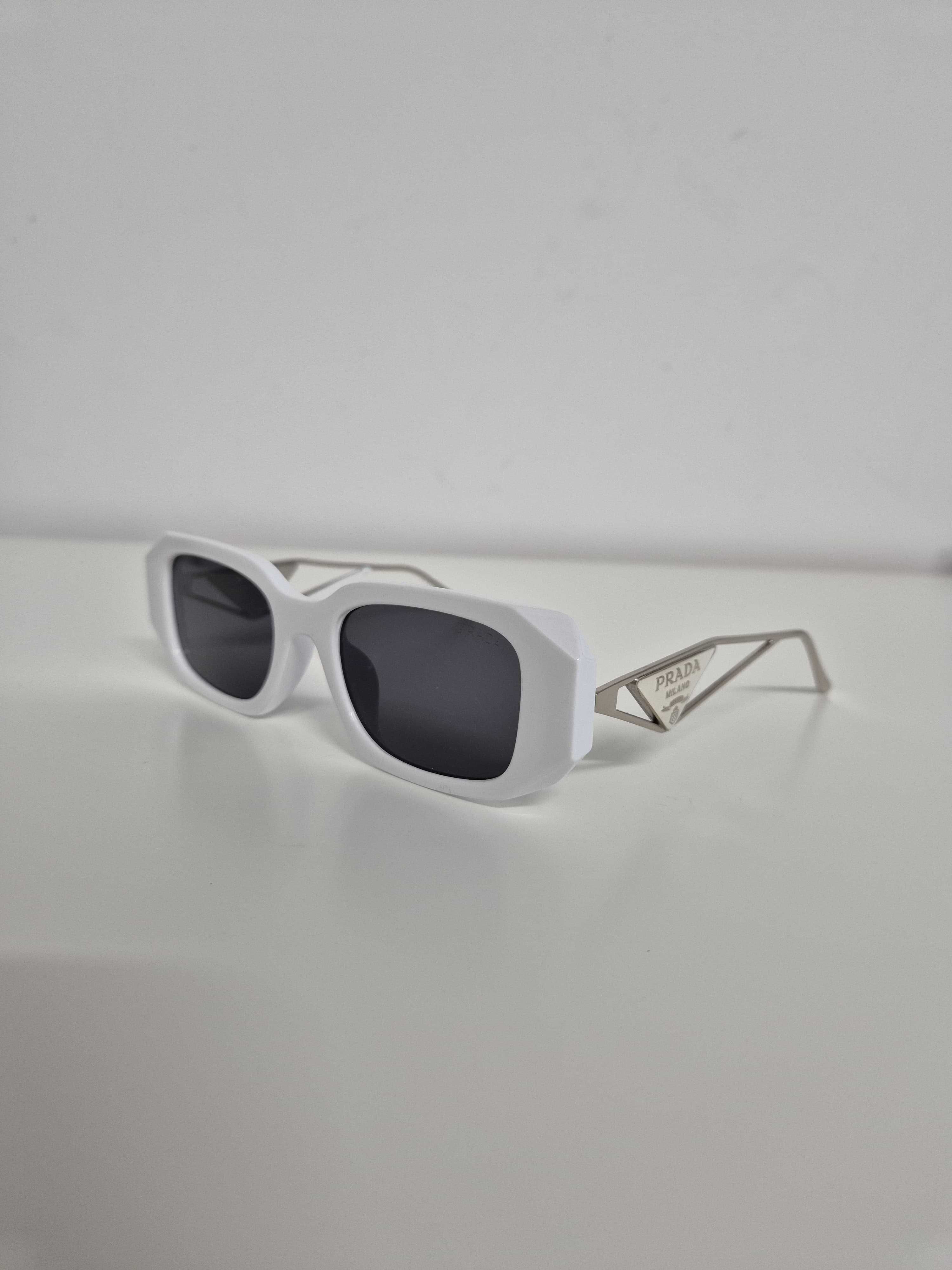 Ochelari de soare Prada Alb/Negru