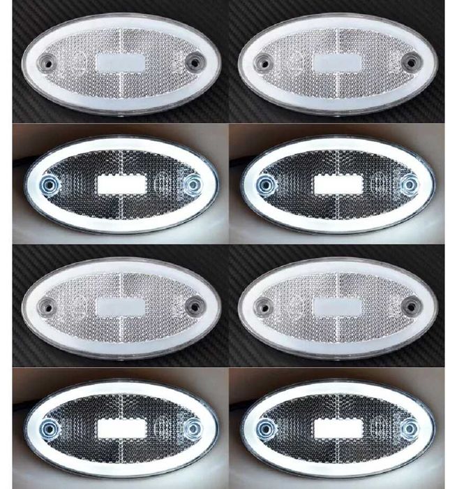 1бр. Лед LED габарити светлини с неонов ефект 12-24V , 3 цвята