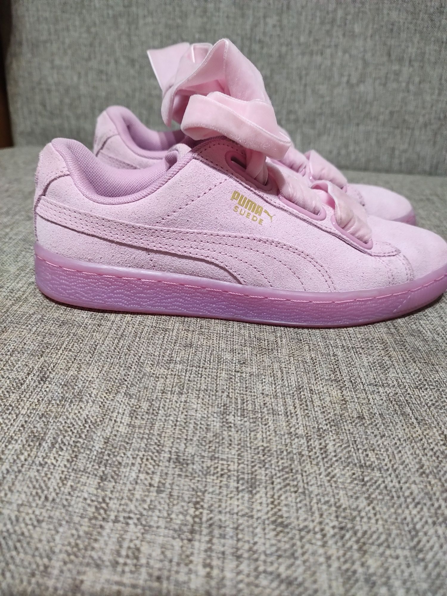 Pantofi Puma Suede damă roz