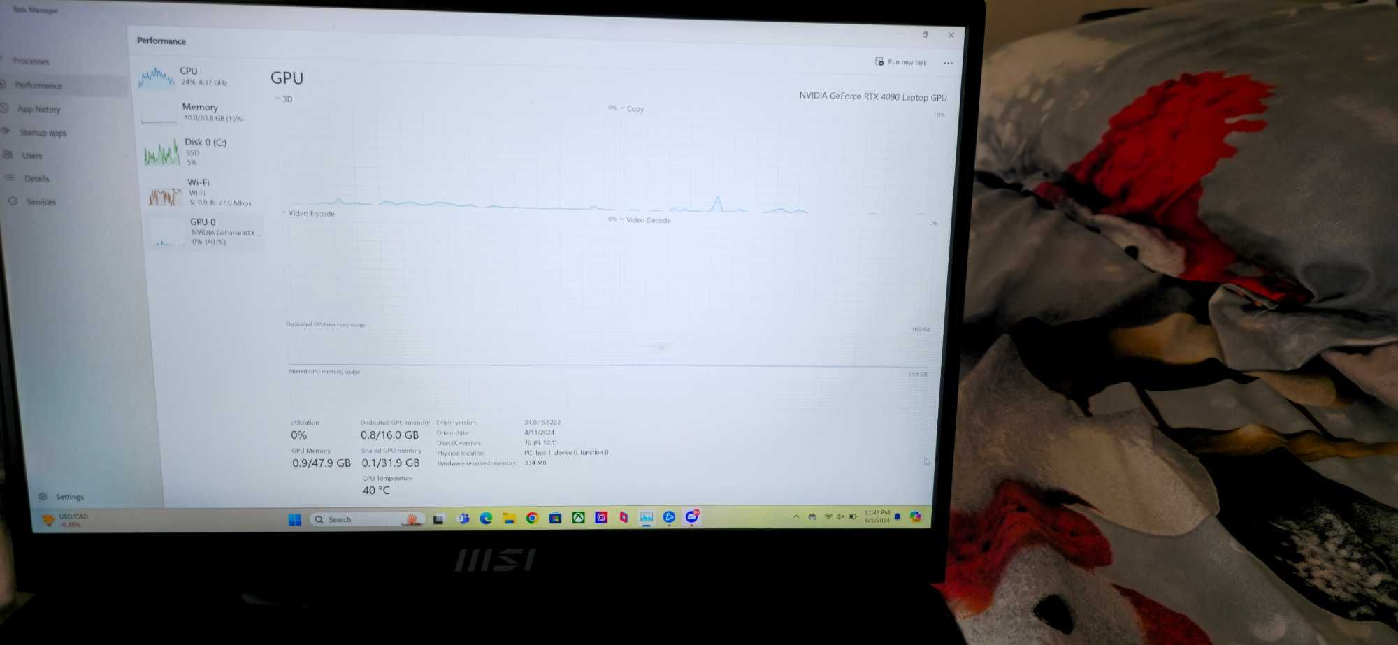 Msi gaming laptop