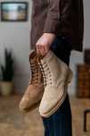 Ghete lace up wingtip Frank Wright 45 piele naturala moale