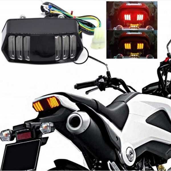 Стоп за мотор скутер с вградени мигачи универсален