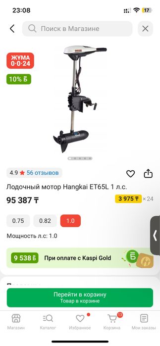 Лодочный электромотор