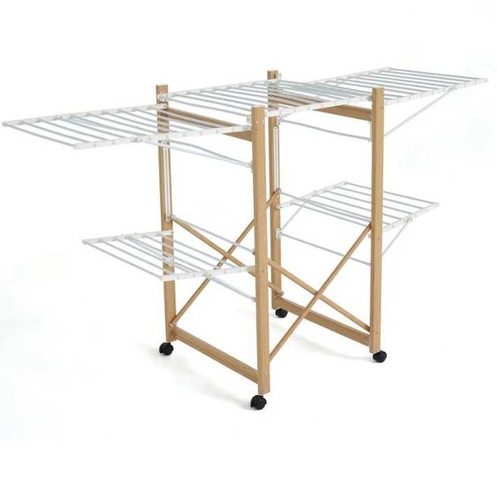 Uscator de rufe multifuncțional USHUAIA de 28 m, lemn, capacitate mare