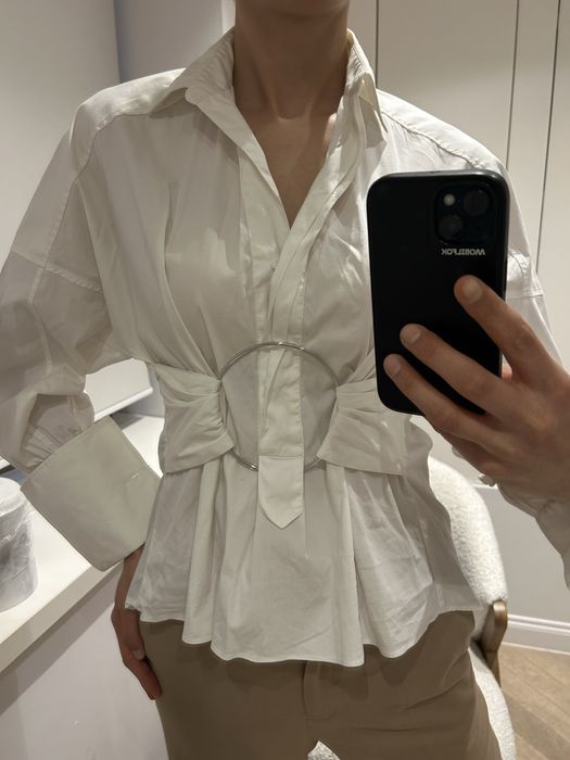 Camasa cu detaliu metalic  zara S