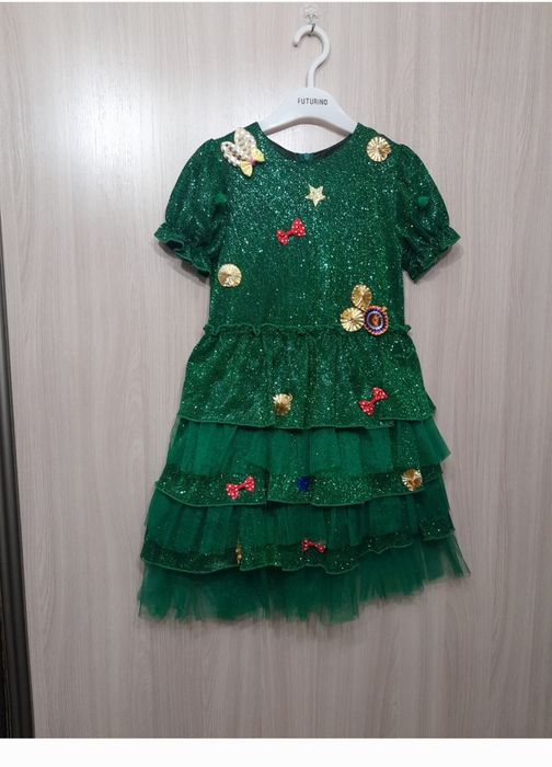 Продам новогодний костюм платье ёлочка, костюм елочка