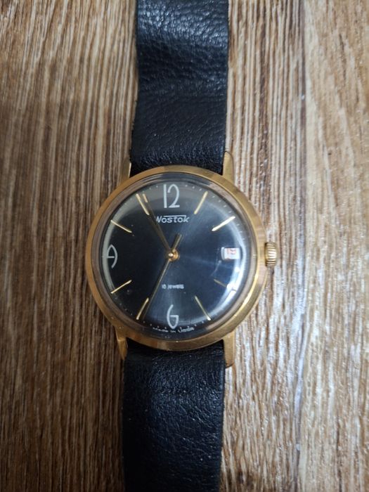 Позолоченные  часы восток  Au-20