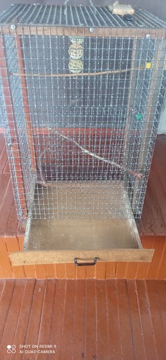 Клетка попугая самодельная