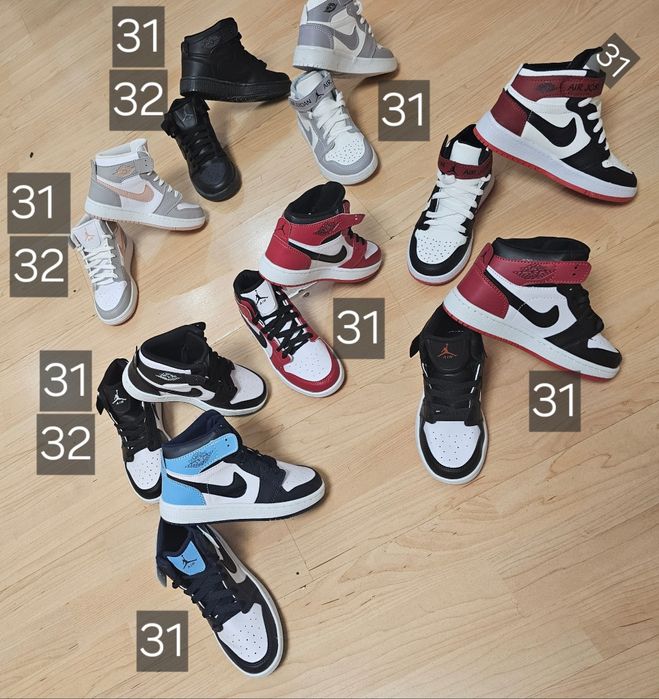 Lichidare stoc!Ghete jordan copii 31 si 32