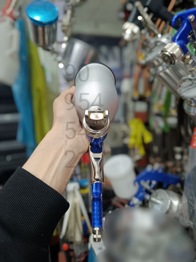 Пульверизатор Ф1.7 Ф2.0  краскопульт краска сепадиган spray gun