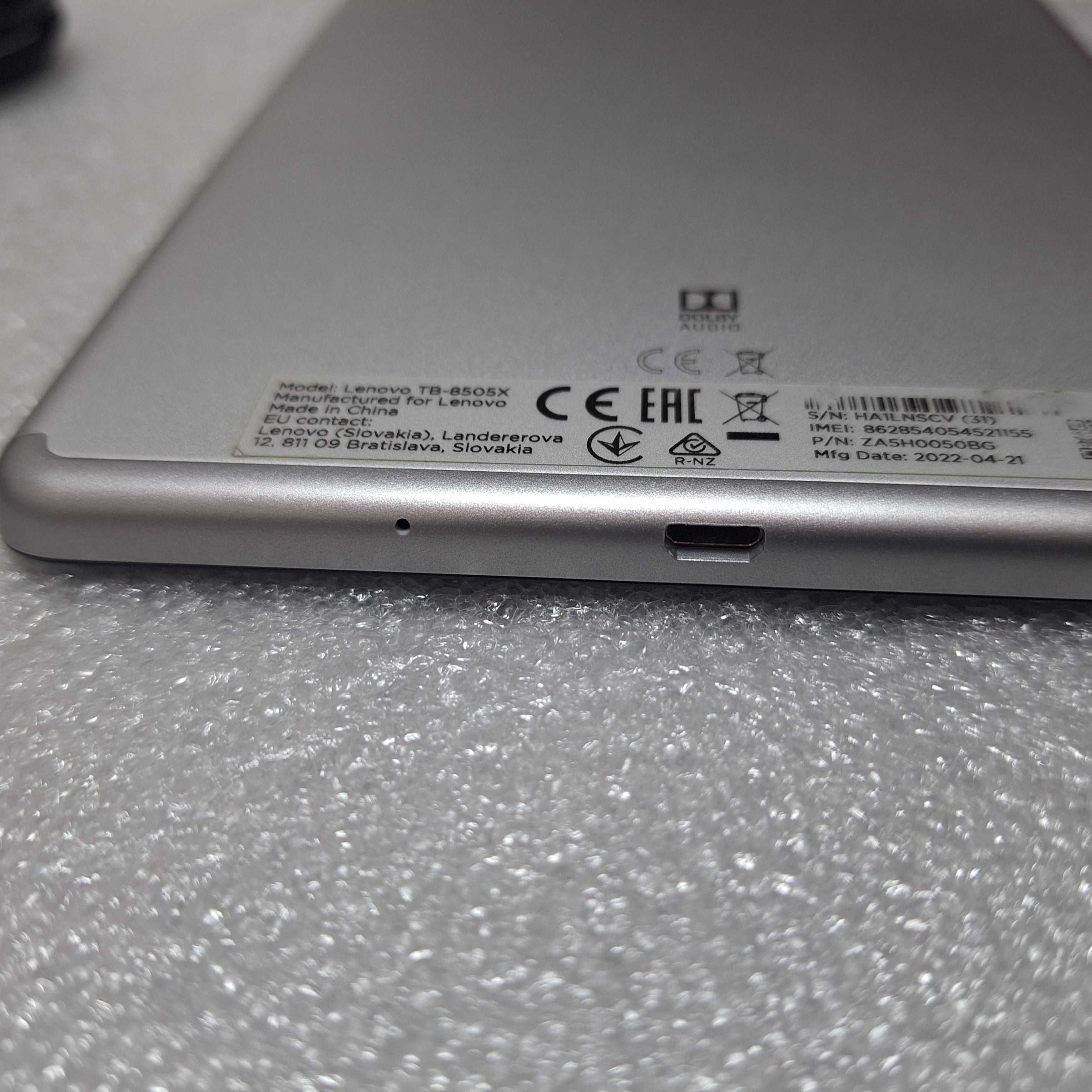 КАТО НОВ!!! Таблет Lenovo M8 мод.:TB-8505X, 4G, 8-инчов, Platinum Gray