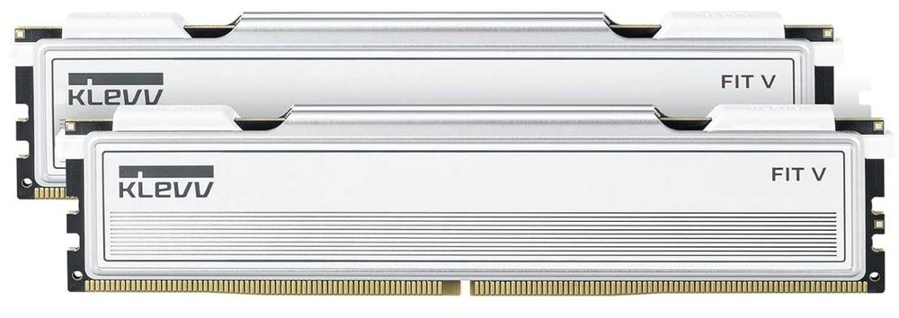 Рам Памет Klevv Fit V Ceramic White 32GB Kit, DDR5-6000, CL28-36-36-76