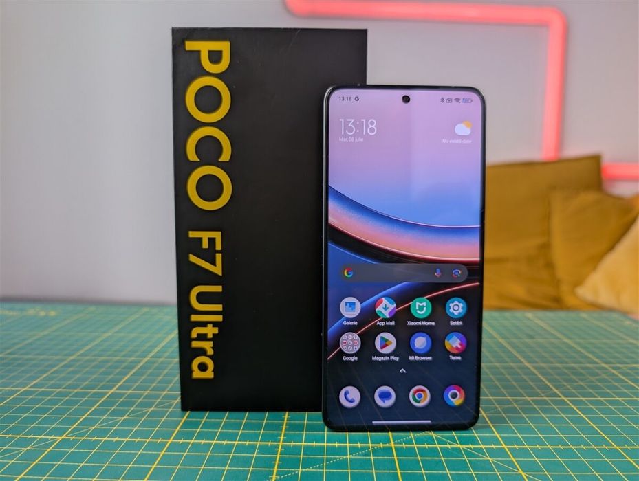 Poco f7 ultra negru,impecabil
