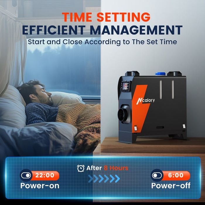 Sirocou HCALORY (KROAK)  12 V/24 V Diesel,bluetoot.