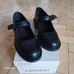 Pantofi piele tip Mary Jane