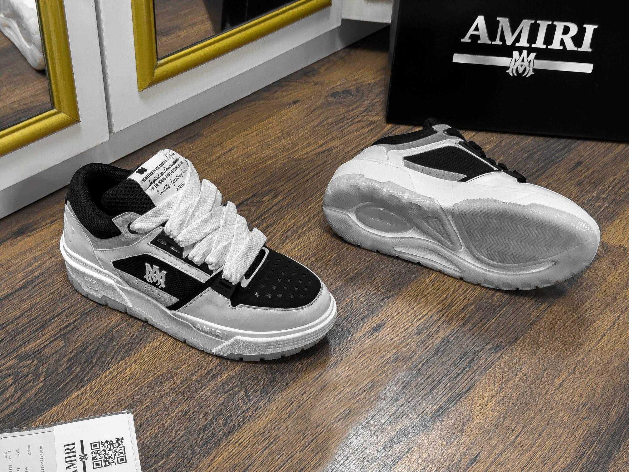 Adidasi AMIRI MA-1 Mesh Bicolor Black&White