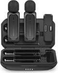 Set 2 Microfoane Lavaliera Profesionale, compatibile iPhone, Android