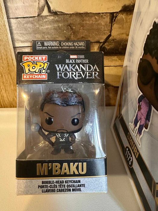 Funko POP Marvel: ключодържател и фигура Black Panther Shuri