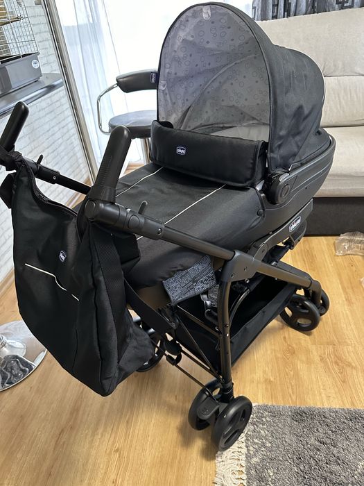 Carucior Chicco 3 in 1 TripSprint, Black Night, 0 luni+