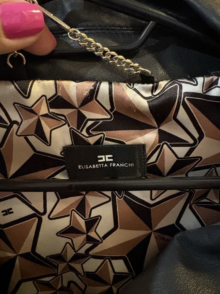 Кожено яке Elisabetta Franchi