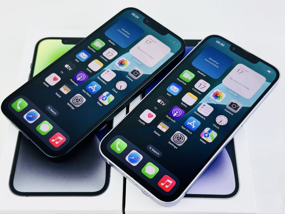 Apple iPhone 14 128GB Purple / Midnight 96% Батерия! Гаранция!