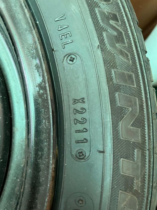 Set 4 Roti cauciuc (iarnă) + jante bmw 185/60/16